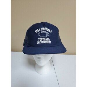 Vintage USA Made SnapBack Mesh Trucker Hat PIAA Football District 6 Champs